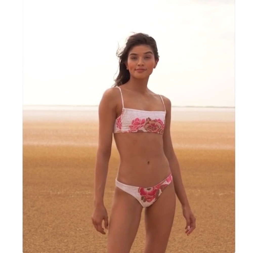 MAAJI Embroidered Bikini Bottoms - Flirt Cheeky in Mexican Floral - S - Picture 2 of 16